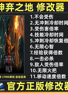 神弃之地修改器 神弃之地辅助魔法游戏修改工具 Steam 不含游戏