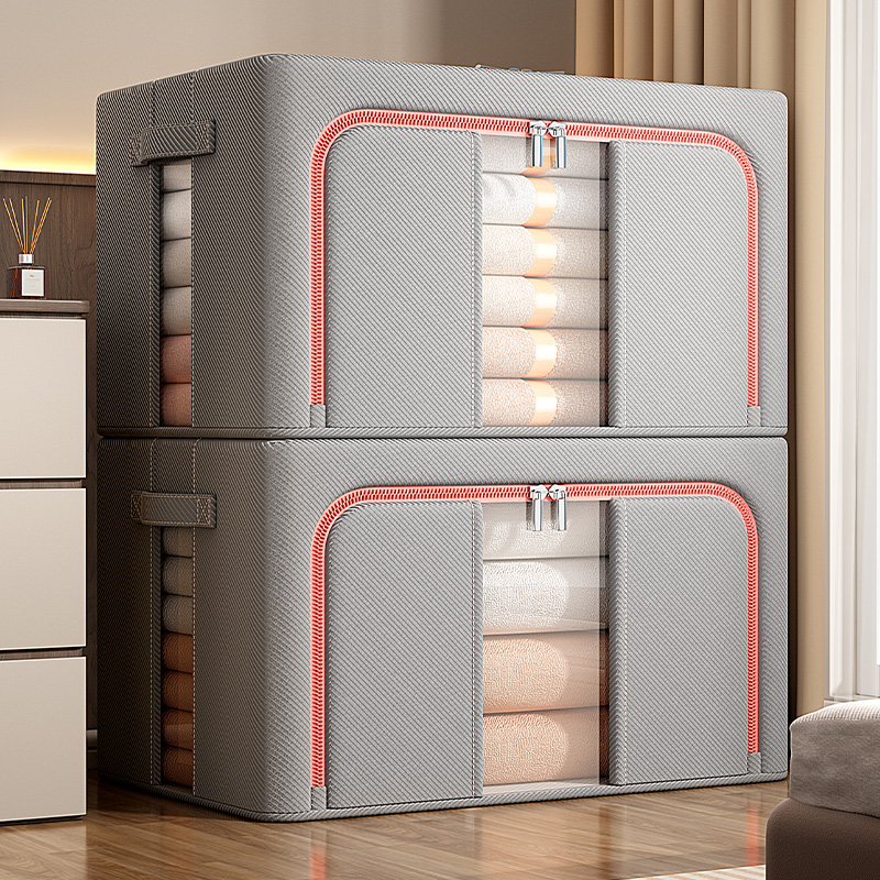 国补3个装衣服收纳箱家用大容量