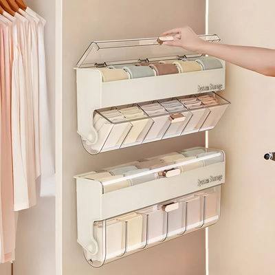 内衣内裤收纳盒子家用衣柜壁挂式