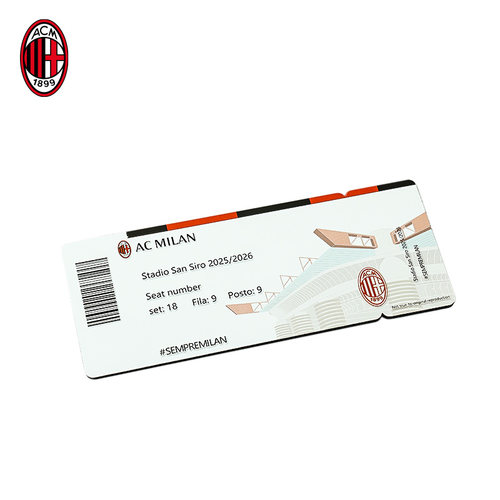 AC米兰圣西罗球场球票款纪念冰箱贴球迷周边用品米兰冰箱贴周边