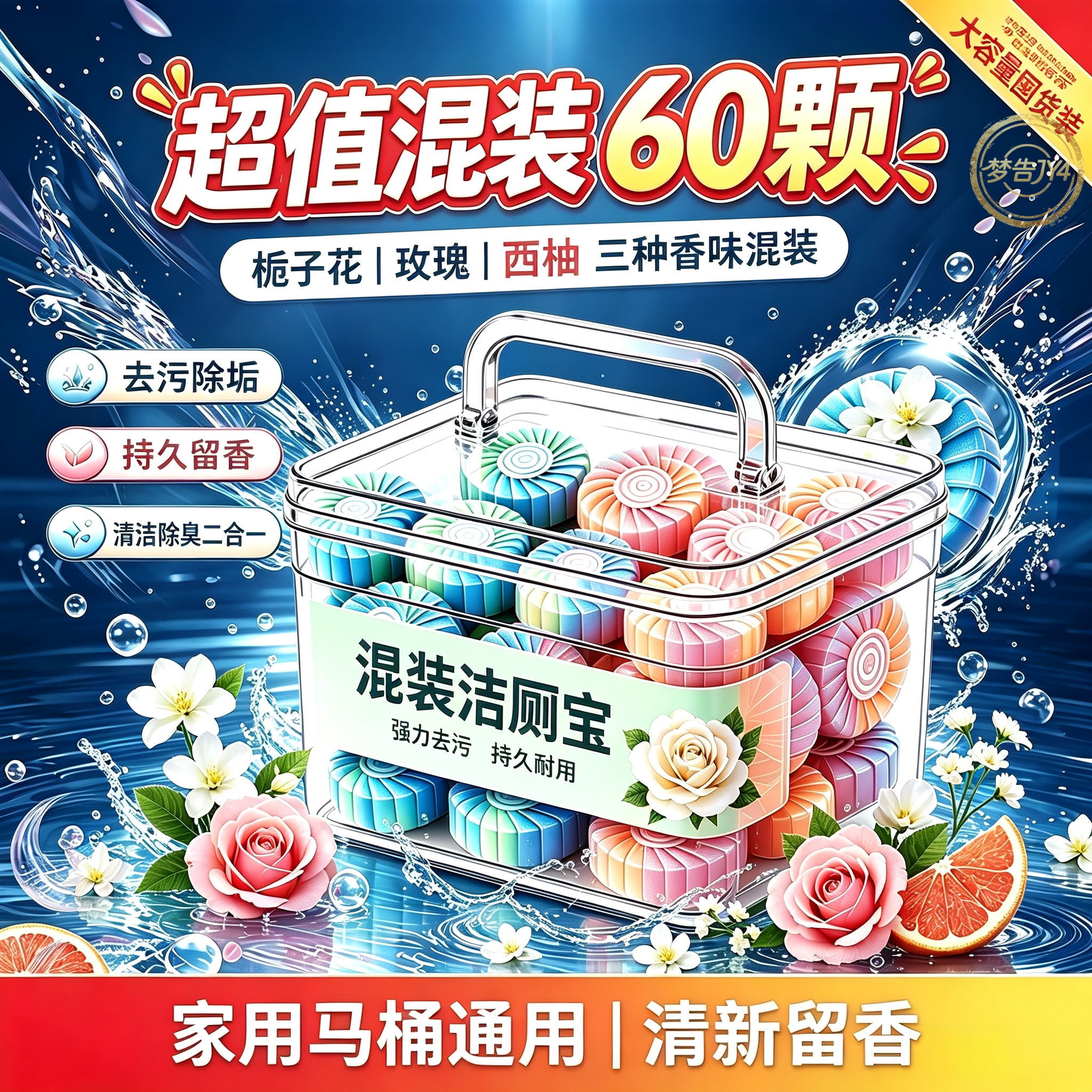 多香型洁厕宝除臭去味留香
