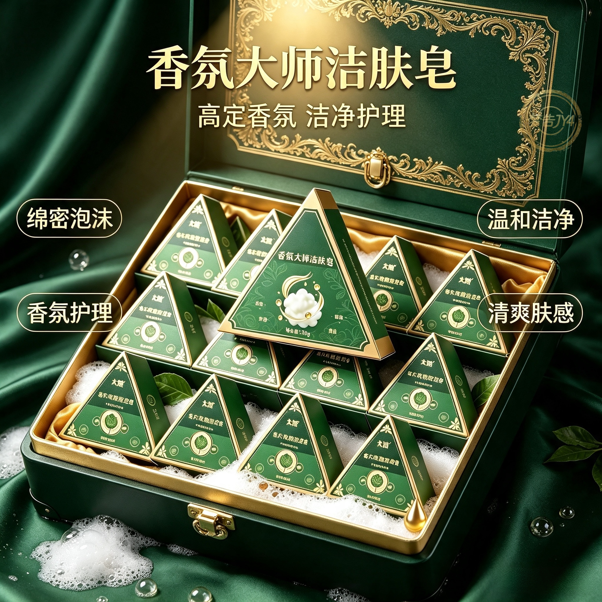 【香氛大师洁肤皂】大块装三角型手工精油皂洗澡洁面香皂百变造型