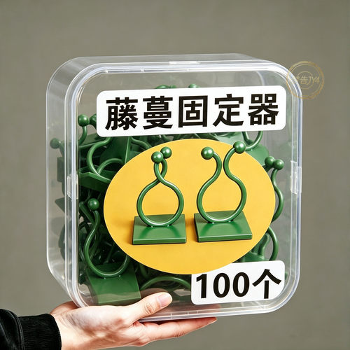 爬藤月季固定器园艺工具藤蔓类爬墙植物挂墙固定架蔷薇室外夹子