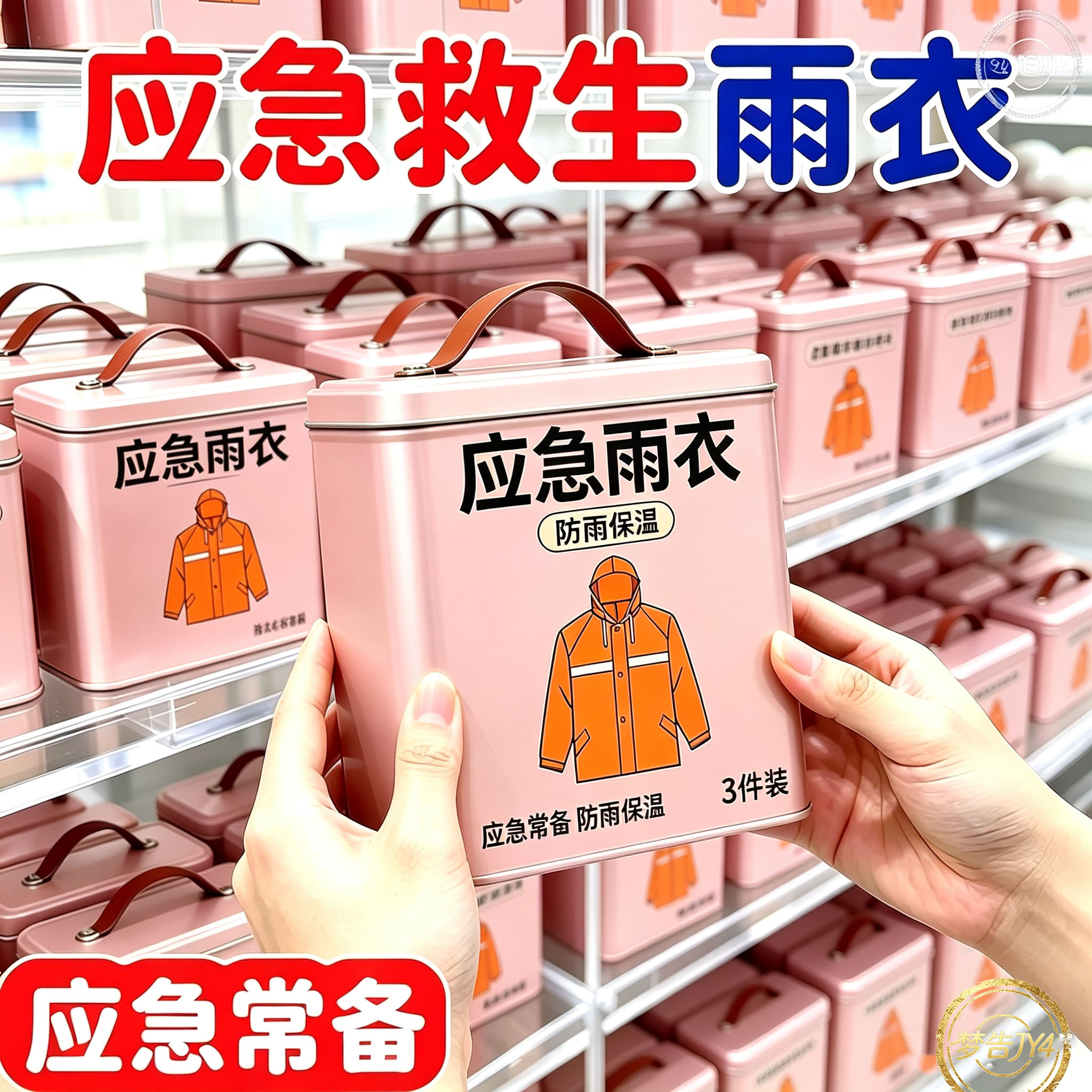 应急雨衣野外防寒台风洪水保暖户外雨披便携急救铝膜露营保温加宽