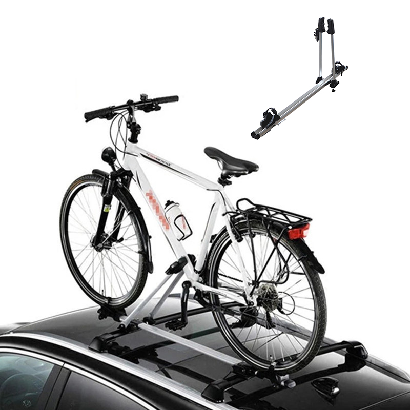 汽车车顶自行车架通用铝合金带锁车顶自行车架车载自行车架单车架