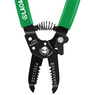 老A 轻便剥线钳 7寸7档多功能电工压线钳0.6-2.6 LA812467压接钳