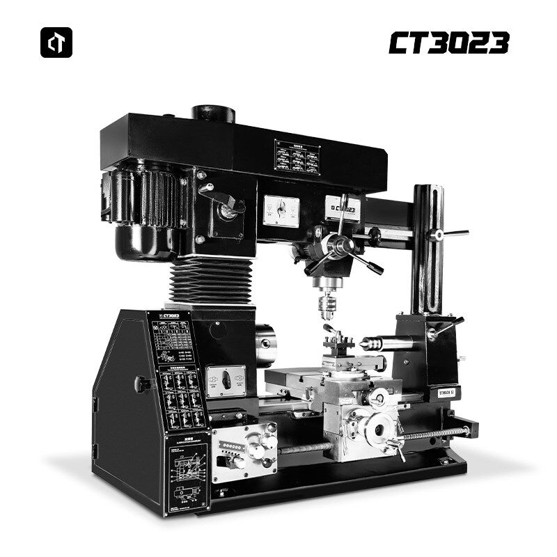 呲铁CT3023多功能机床汽车船用便捷工具机床车载维修车床钻床铣床