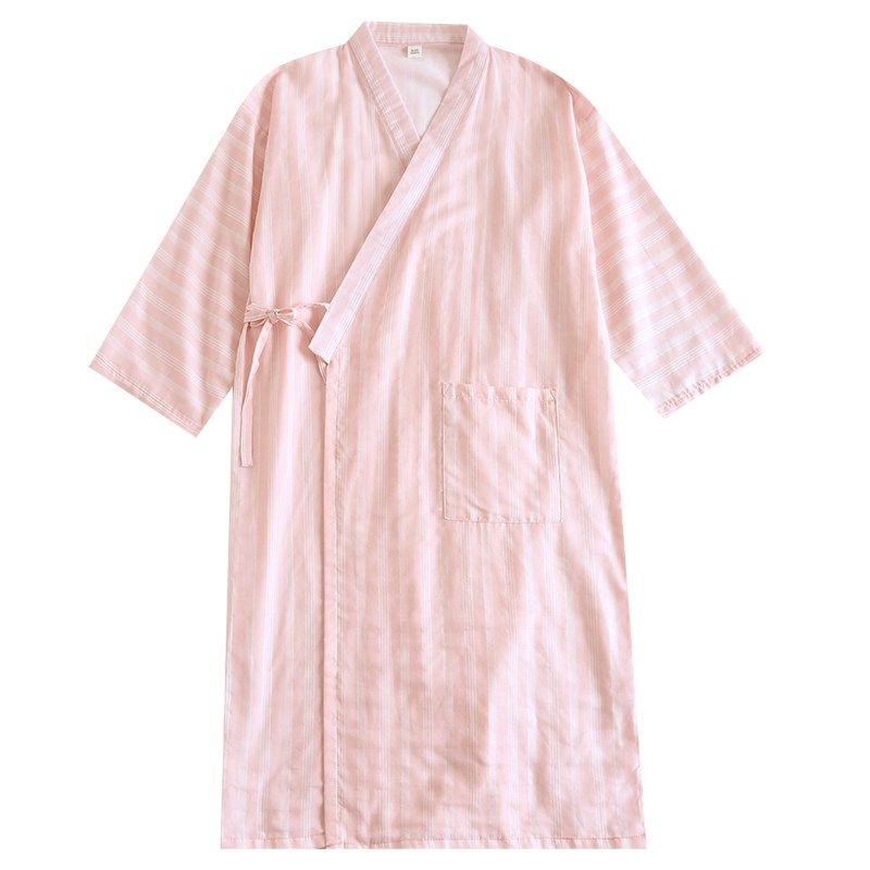 情侣睡衣男士女春秋夏季睡袍日式纯棉纱布和服浴袍长袖家居服全棉,女士内衣/男士内衣/家居服,睡袍/浴袍,淘宝优惠券,粉丝福利购,淘宝优惠卷