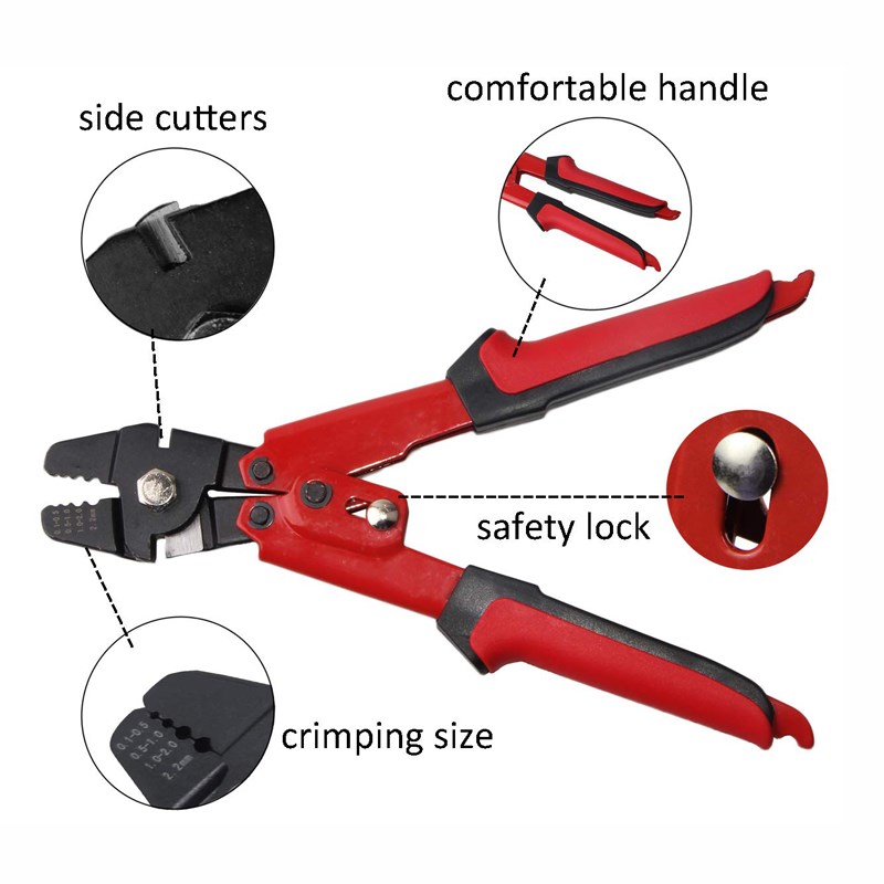 510pcs钢丝绳铝套压接钳夹头八字束铝管鱼线铝卡扣椭圆型铝卡子