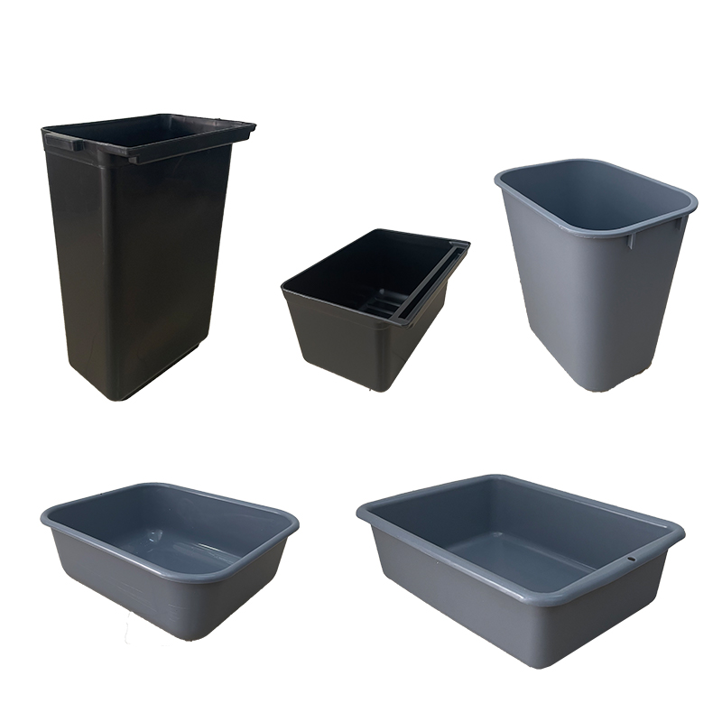 加厚泔水长挂桶餐车收集盆收碗盆地铁安检下栏盆刀叉短挂桶收集桶