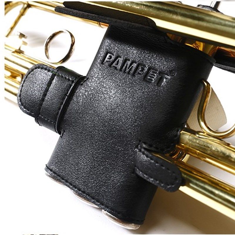 小号活塞护手垫保护套皮革管乐器配件成人儿童防滑磨全包
