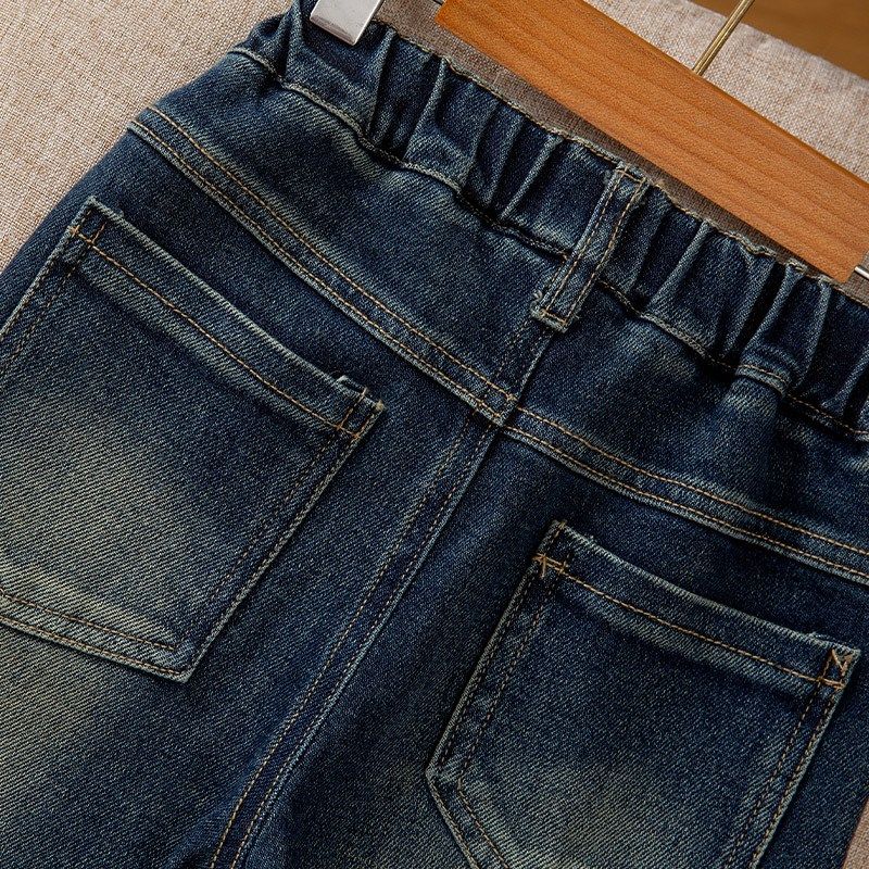 女童牛仔裤秋冬一体加绒2024新款女孩直筒裤子儿童春秋宽松阔腿裤,童装/婴儿装/亲子装,儿童牛仔裤,淘宝优惠券,粉丝福利购,淘宝优惠卷