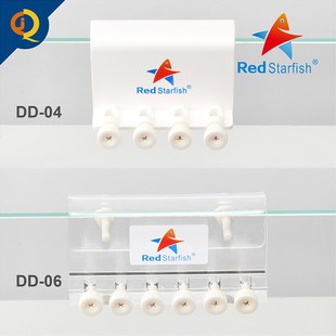 红海星滴定管固定架挂壁式管夹亚克力材质滴定泵支架海水鱼缸工具
