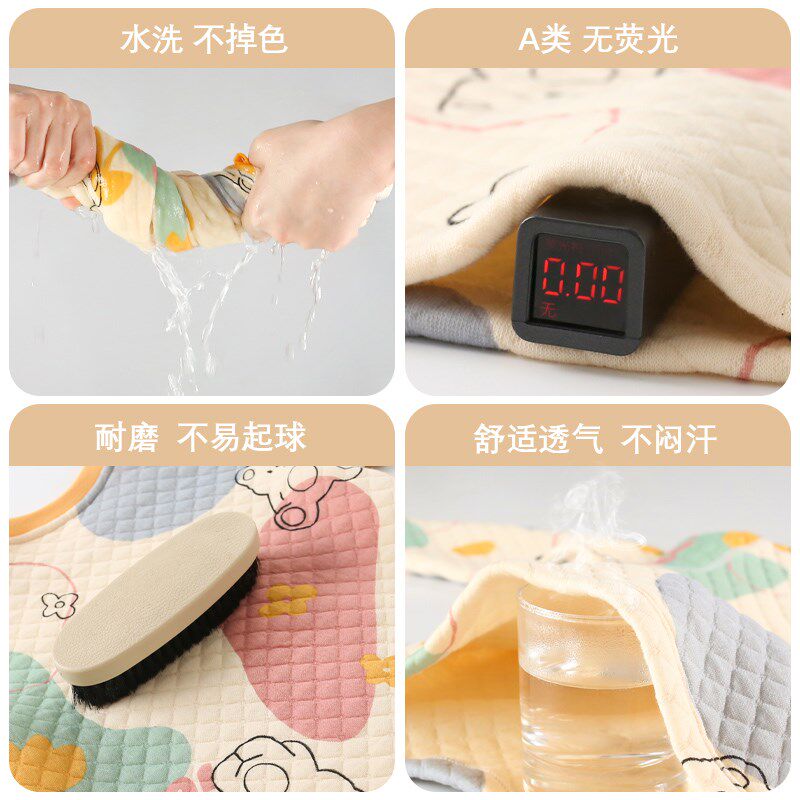 儿童睡衣三层夹棉秋冬款男童女童家居服套装加厚宝宝纯棉a类冬季