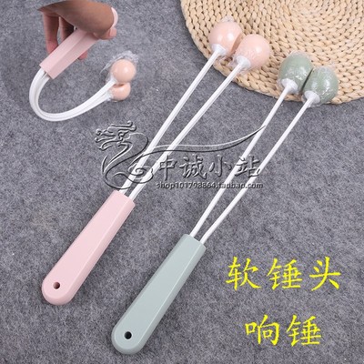 软胶响锤按摩锤敲打棒捶背经络拍打锤子健身按摩器养生锤家用按摩
