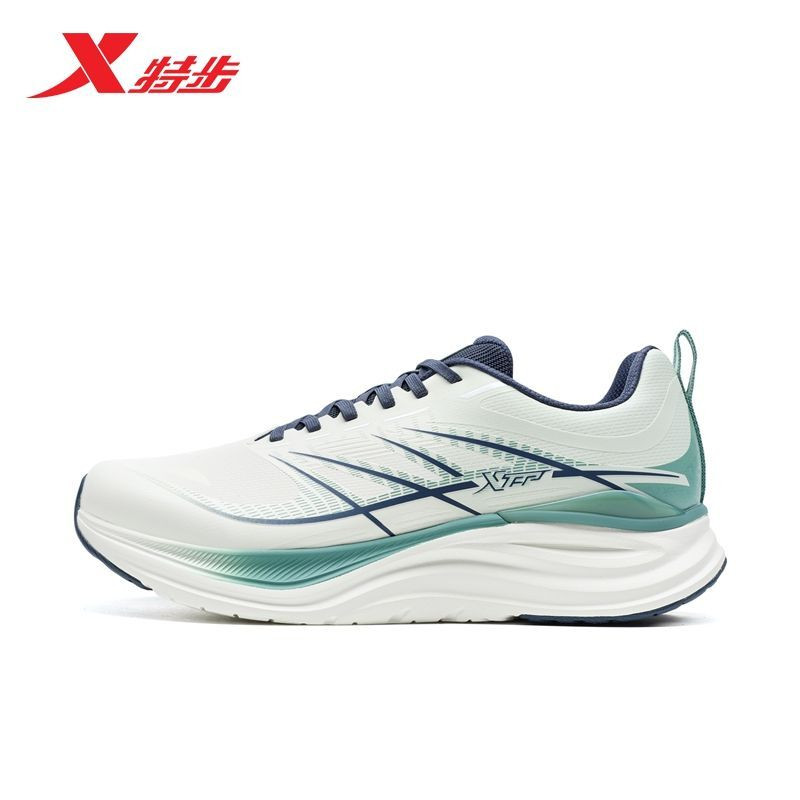 特步跑步鞋男款2026春季新款防滑缓震回弹跑步运动鞋974119110009