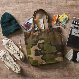 RiverToms日系复古重磅潮流单肩包休闲帆布包大容量托特包补课包