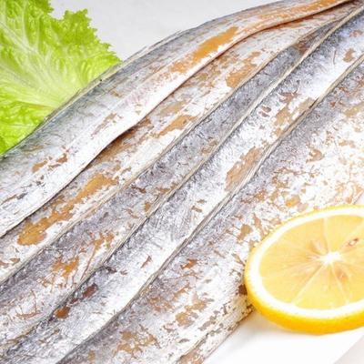 整条去头去尾山东特产半干带鱼段