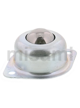 替代BCPA50 BCPA80 BCPA120牛眼万向珠型钢珠滚轮冲压法兰安装 菱