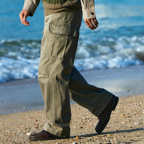 UTIMUS美式复古工装裤男直筒宽松M65春秋款伐木裤军裤cargo伞兵裤