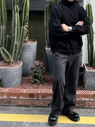 UTIMUS  毛呢西裤加厚加绒冬季休闲裤针织直筒软糯磨毛慵懒感