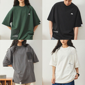 UTIMUS 男 休闲宽松圆领短袖 23SS夏季 COOLMAX面料口袋印花速干时尚