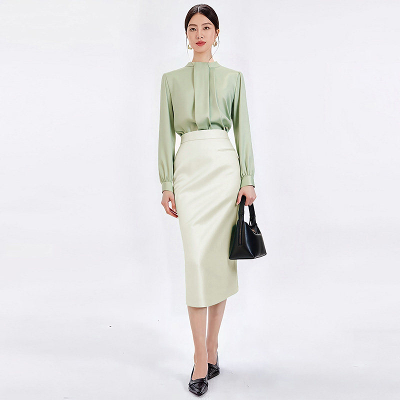 2026春季新款绿色系时尚气质显瘦西装套装女休闲职场名媛风两件套