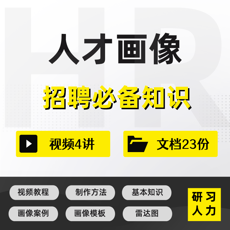 人力资源资源招聘人才画像