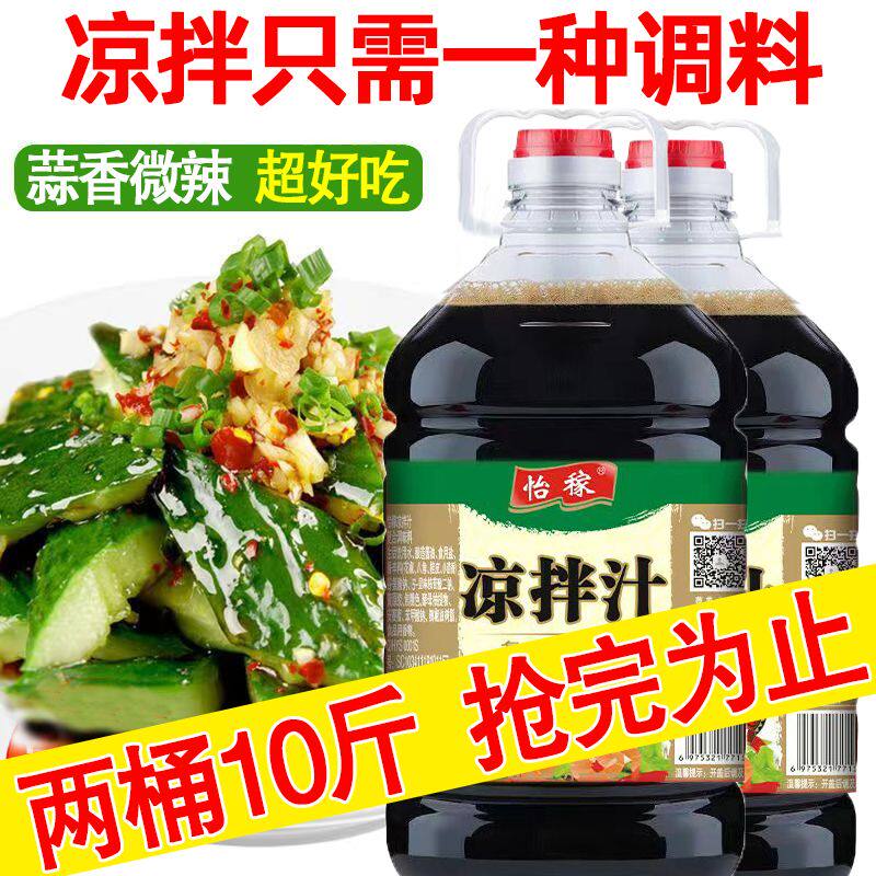 怡稼凉拌调料汁大桶凉拌汁家用凉拌菜皮蛋凉皮饺子蒜香蘸料调味汁