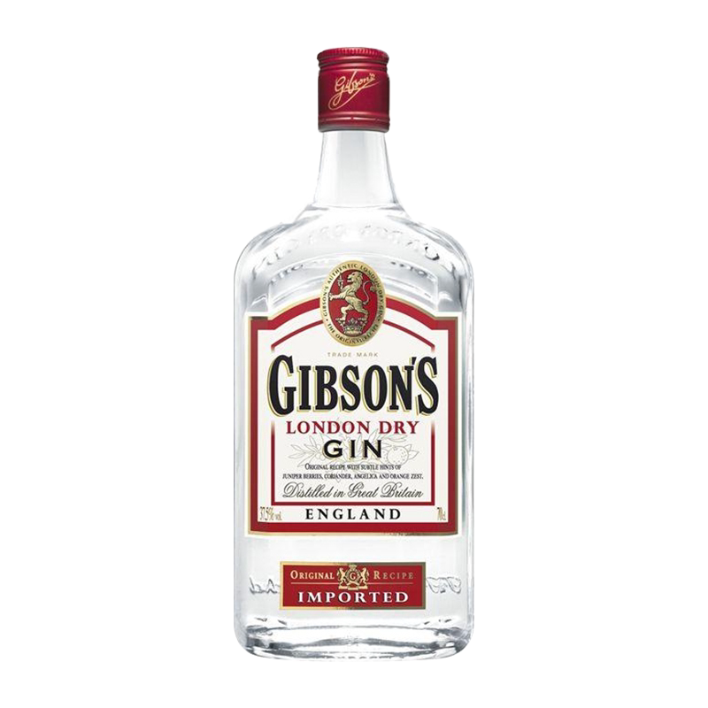 吉普森金酒杜松子酒英国原瓶进口鸡尾酒基酒gibsons gin700ml
