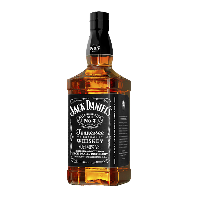 杰克丹尼威士忌田纳西Jack Daniel's美国进口洋酒烈酒700ml可乐桶