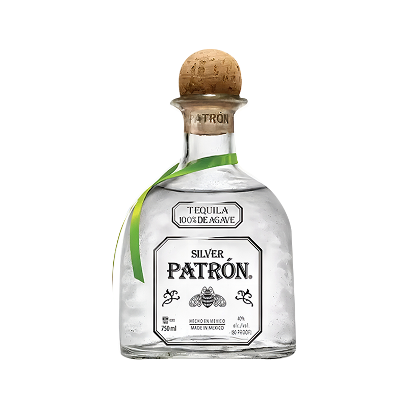 培恩银樽龙舌Patrón墨西哥原装进口洋酒鸡尾酒调酒基酒750ml