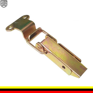 安望木箱工具箱箱扣卡扣铁镀彩固定卡式扣锁搭扣对扣铁镀彩505+A6