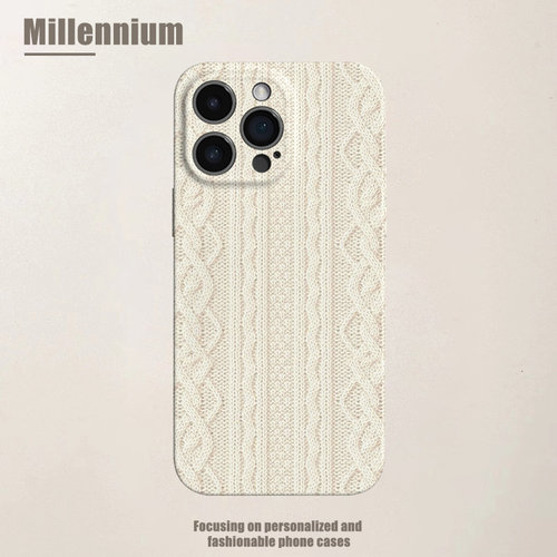 适用于iPhone17Promax简约针织毛毯16pro手机壳15pro菲林iphoneair简约12软壳11清新13pro少女风苹果14plus