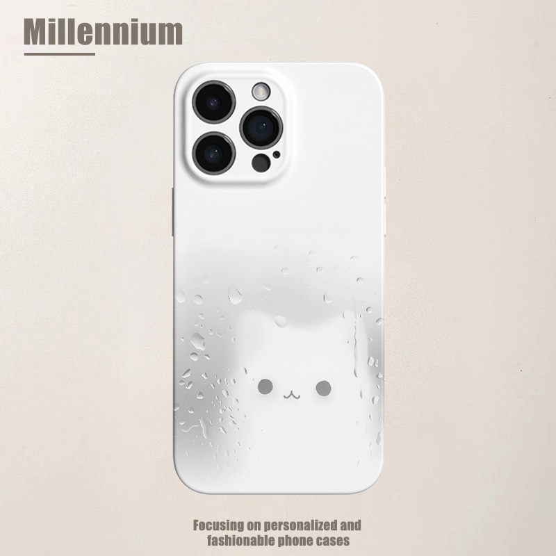 适用于iPhone17Promax朦胧云烟小猫16pro手机壳15pro菲林iphoneair梦幻12软壳11时尚13pro高级感苹果14plus