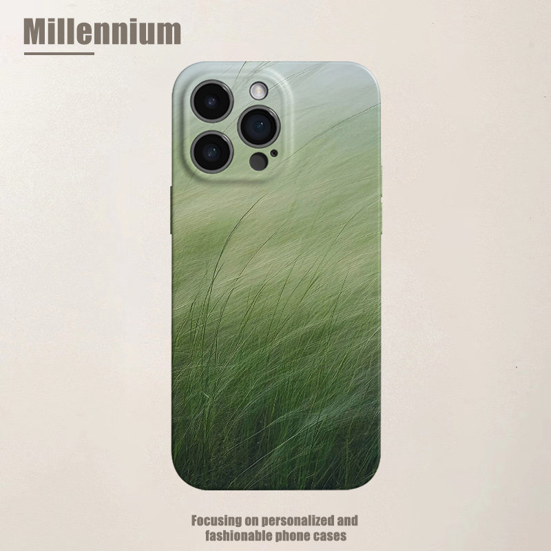 适用于iPhone17Promax春风拂过百草生16pro手机壳
