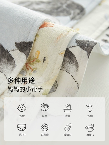 Детский марлевый слюнявчик для умывания, влажные салфетки, мягкое полотенце для новорожденных, носовой платок для младенца
