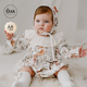 长袖 Oak Family新生婴儿包屁衣女打底春秋款 男女宝宝连体哈衣爬服