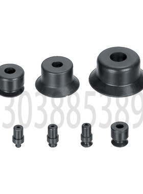 J-WEP16 J-WEP17-d15d20d25d30d40d50真空吸盘吸嘴精密灰色氟橡胶