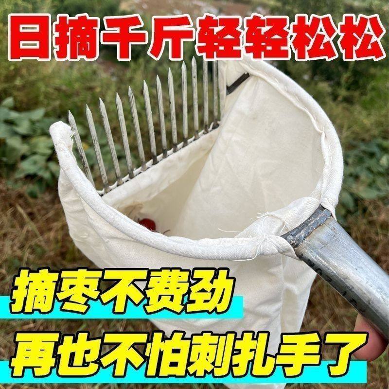 爆款摘酸枣专用工具摘柏树籽大枣山楂茶油果女贞子白果省事省力