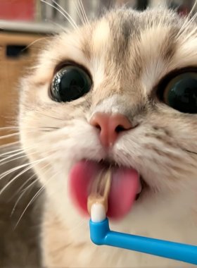 不许说咪嘴怒子凑！宠物牙刷猫咪牙刷狗狗牙刷猫咪刷牙专用小型犬