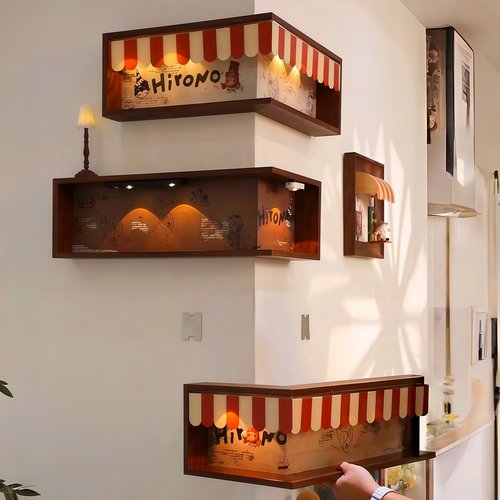 把盲盒挂在墙上，不仅整洁还氛围