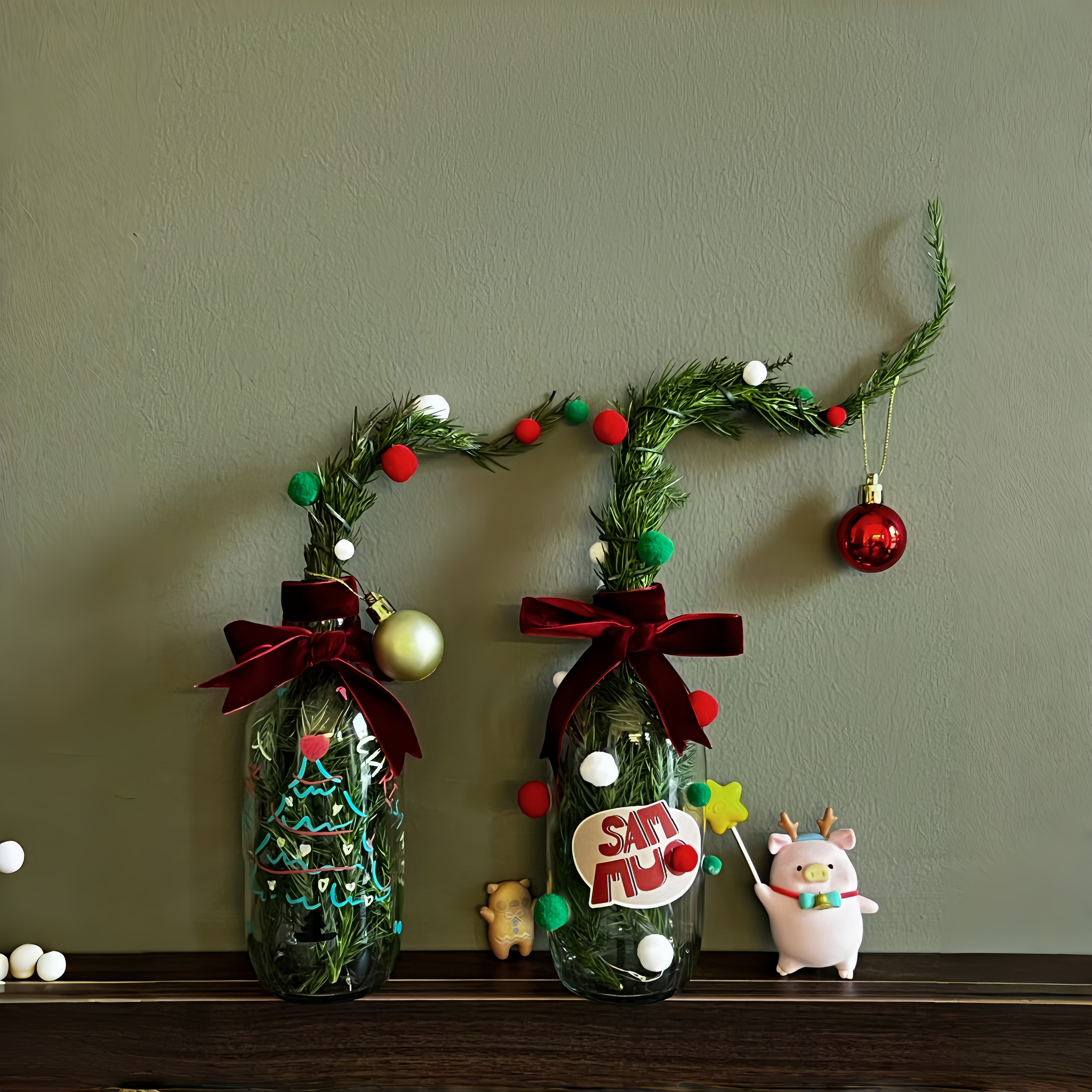 有手就会做圣诞精灵瓶！马上get