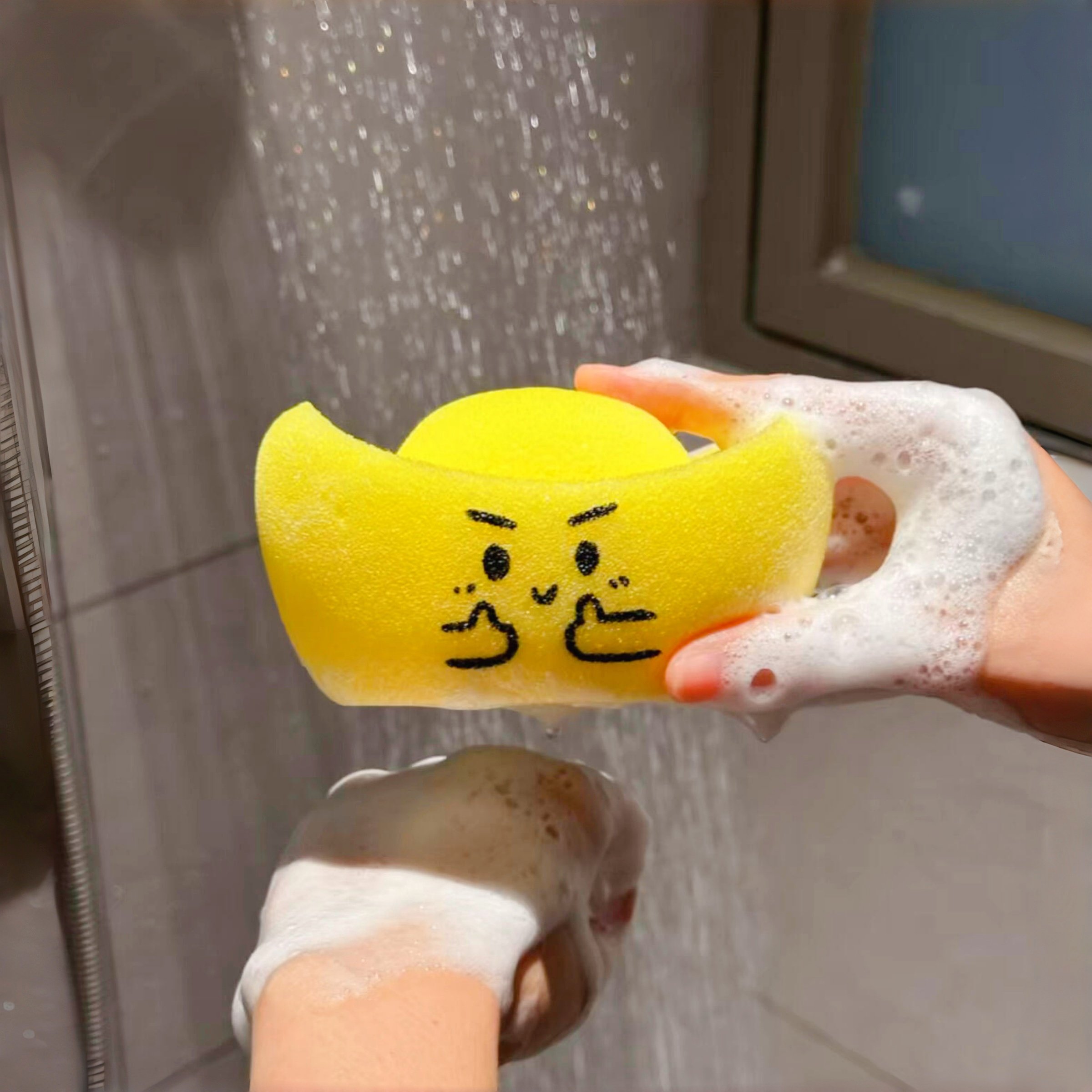 【来财来财】洗浴球洗澡大号起泡洗澡浴球蜂窝海绵搓洗澡球神器,家庭/个人清洁工具,沐浴球,淘宝优惠券,粉丝福利购,淘宝优惠卷