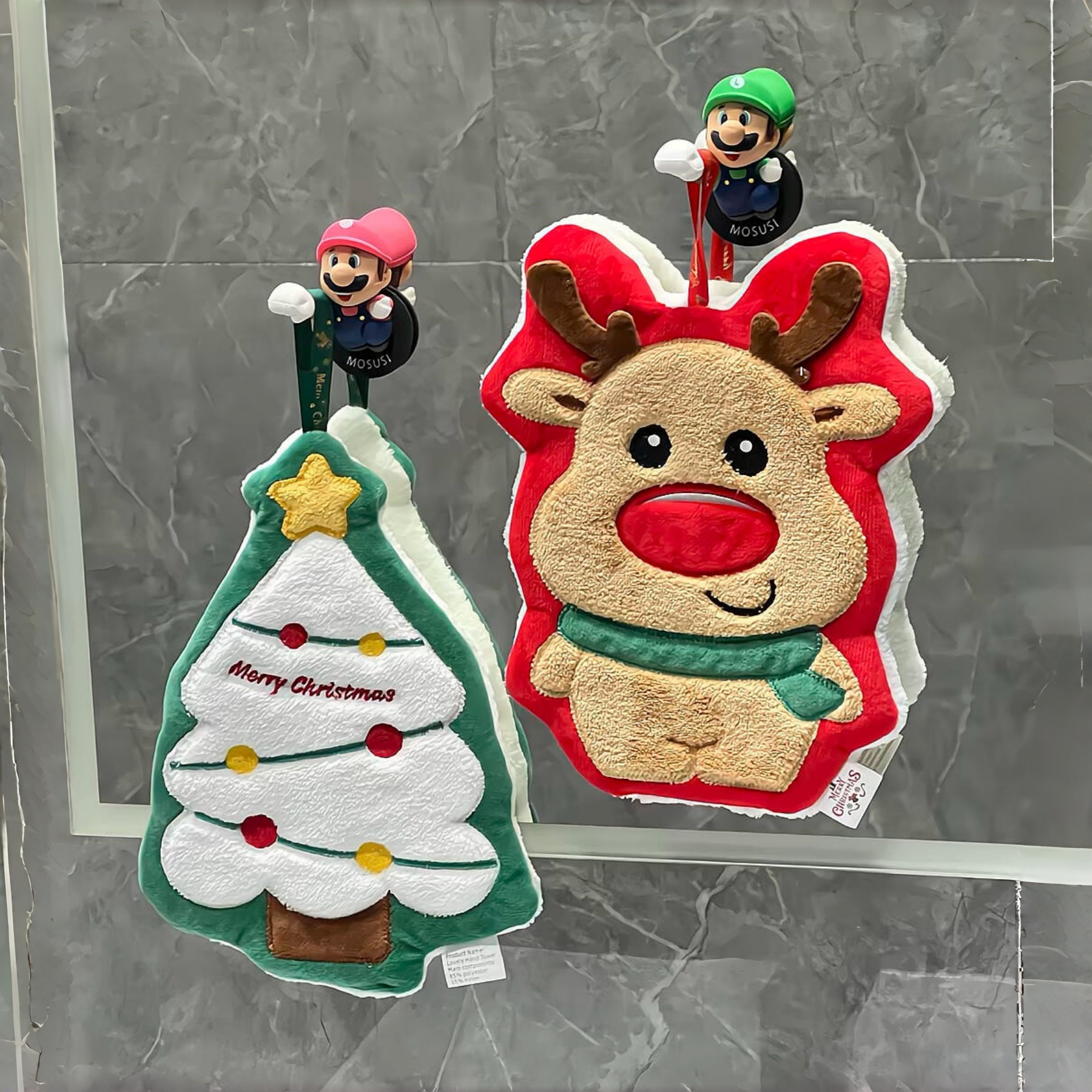 你们家擦手，都这么有圣诞仪式感