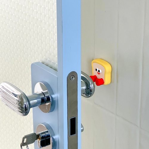 超可爱的黄色小吐司门挡