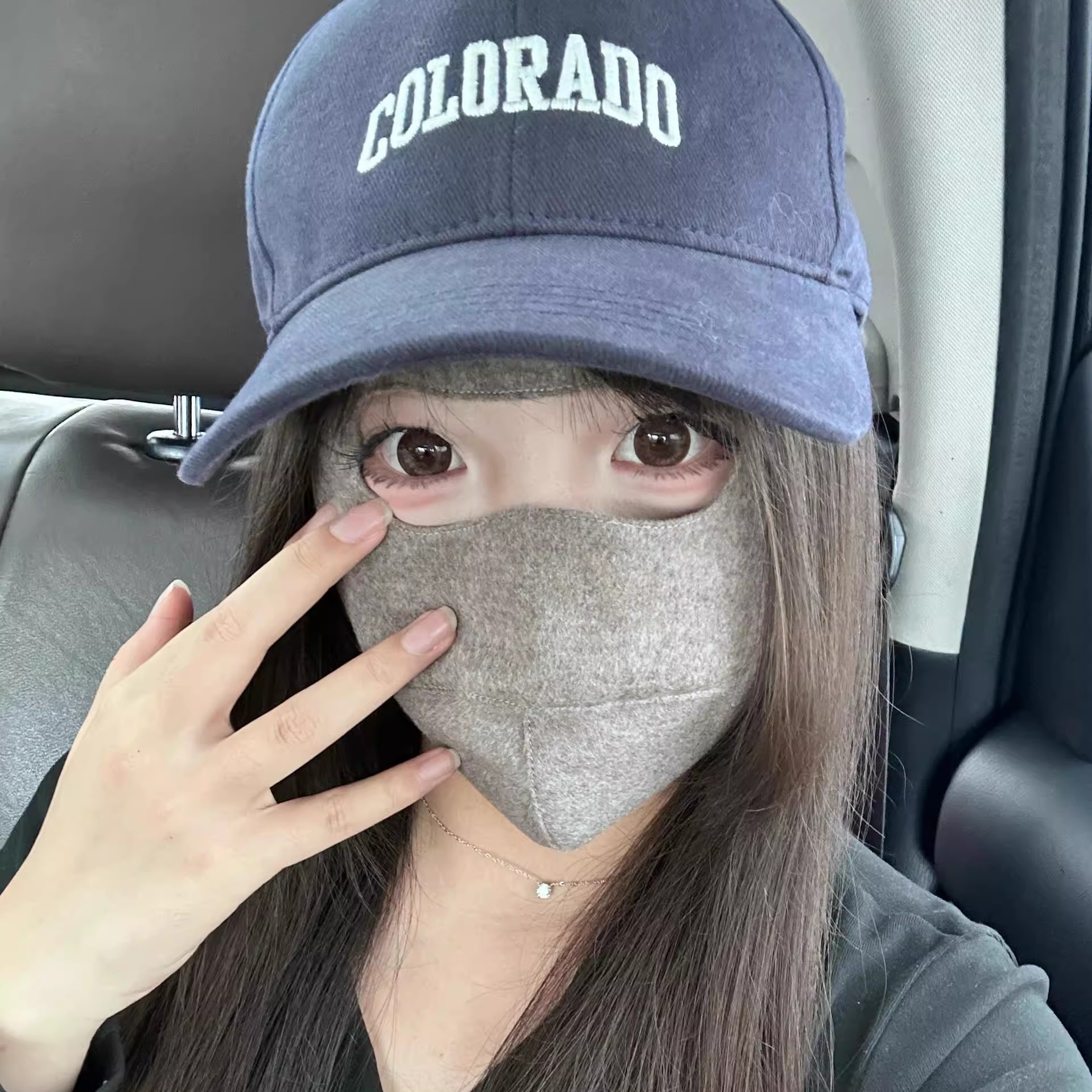 冬季防寒面罩冬季口罩女高颜值保暖防风全脸防护骑行骑车防风防晒