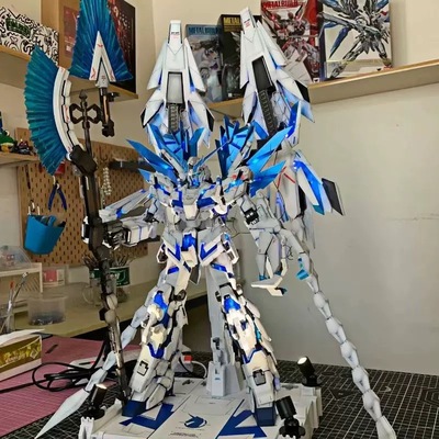 高达拼装模型完美独角兽强袭自由命运HG红异端元祖布鲁可积木玩具