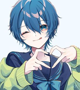 【布鹿】手绘定制oc二次元蓝画师约稿头像画INS风情侣真人照片