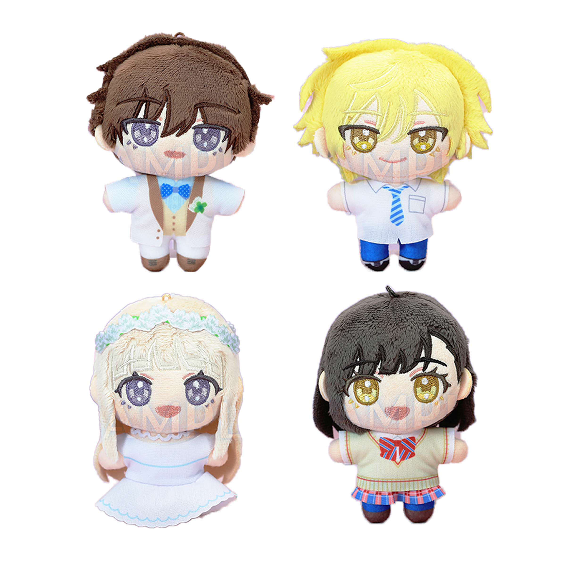 日本MOVIC初×婚漫画 蜂蜜柠檬苏打动漫 周边谷子Q版掌上毛绒挂件